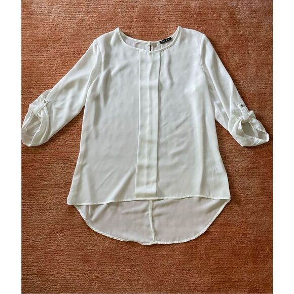 SAMI & JO Cream  blouse S - Picture 1 of 7